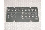 12411-1118-2, 5072404-3, Cessna Aircraft Nos Audio Panel EL Light Plate