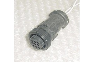 206708-1, 5935-01-074-8677, Aircraft Avionics Harness Plug Connector