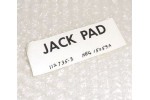 Aircraft Jack Pad Placard, Decal, 112735-3