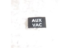 B4-200-1, Aircraft Auxiliary Vacuum Pump Placard