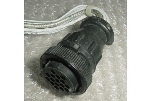206037-1, 5935-01-024-1902, Aircraft Avionics Harness Connector Plug