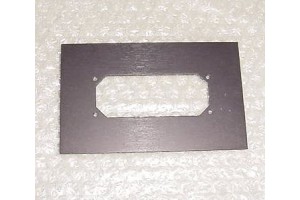 HM-2, New Instrument Panel Avionics Hole Mount Cover Plate