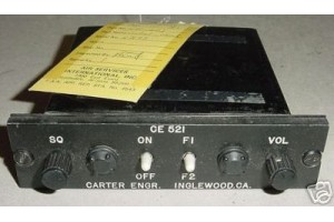 CE-521,, Carter Engineering Aircraft Control Panel w/ Serv Tag