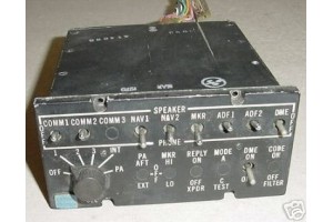 Twin Cessna Audio Control Panel