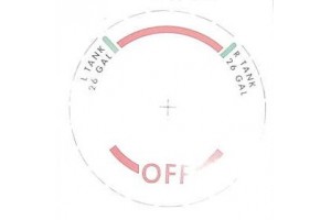 Cessna Fuel Tank Selector Decal