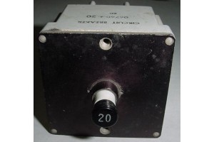 D6760-4-20, D-6760-4-20, 20A Klixon Aircraft Circuit Breaker