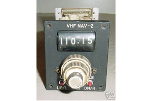 Aircraft VHF Nav Control Panel Selector