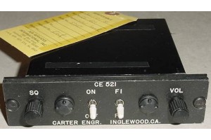 CE-521,, Carter Engineering Control Panel w/ Serviceable Tag