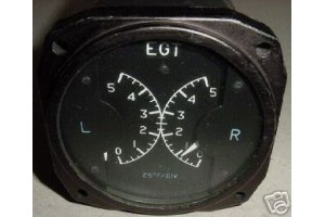 9910247-2, DST1800-1, Twin Cessna Aircraft EGT / Exhaust Gas Temperature Indicator