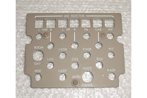 S233T100-5505, New Aircraft Audio Control Panel EL Lightplate