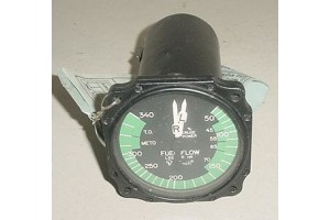 Twin Beechcraft Fuel Flow Indicator w Serv tag, 50-380095-3