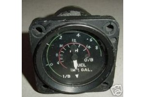 PW2266FG/BR,, Vintage Cold War Era British Warbird Jet Aircraft Fuel Quantity Indicator