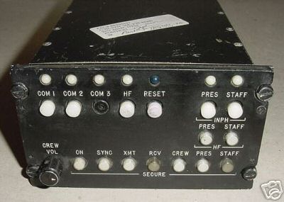 SC74503802-9B,, Gulfstream III Aircraft Audio Control Panel - 11989