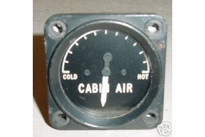 505FL,, Vintage British Warbird Jet Aircraft Cabin Air Indicator