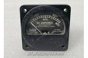 RDC 26.4009, R-232, 0-800A Aircraft Ammeter / DC Amps Indicator