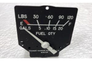 830729,, Aircraft Fuel Quantity Cluster Gauge Indicator