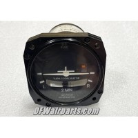TC02E-3-2,, Aircraft 2 Minute Turn Coordinator Indicator / 10 to 30 VDC