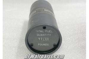393027-012,, Vintage Boeing 737 Total Fuel Quantity Indicator