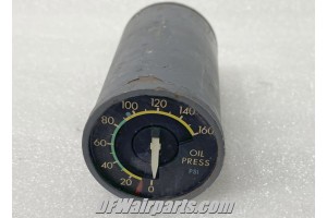 VIL-0C4E, NP-342-G, Vintage Boeing 747 Oil Pressure Indicator