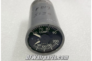 260462, 60B00108-1, Vintage Boeing 747 Duct Temperature Indicator