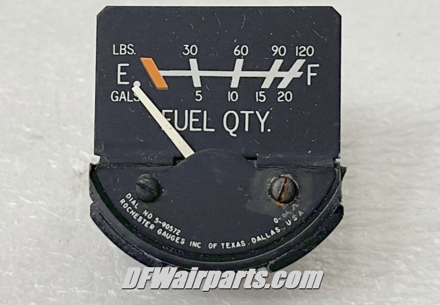 6246-00363, 5-90572, Nos Cessna Aircraft Fuel Quanity Cluster Gauge ...