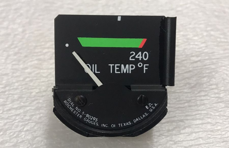 590295,, Cessna Aircraft Oil Temperature Cluster Gauge Indicator 21684