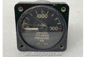 ZG-405, AW1827AE05, Twin Cessna Aircraft Oxygen Cylinder Pressure Indicator