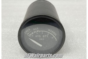 EA401-7,, Vintage McDonnell Douglas DC-8 Aircraft Hydraulic Oil Quantity Indicator