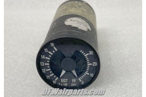 159752-1, 100930-10, Piper Aircraft 7790-3 EGT / Fuel Flow Indicator