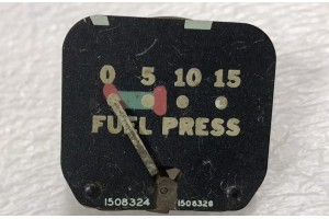 1508324, 1508326, Piper Aircraft Fuel Pressure Cluster Gauge Indicator
