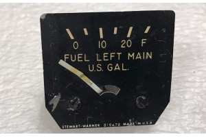 441350, 819478, Piper Aircraft Left Tank Fuel Quantity Cluster Gauge Indicator 441350, 819478, Piper Aircraft Left Tank Fuel Quantity Cluster Gauge Indicator