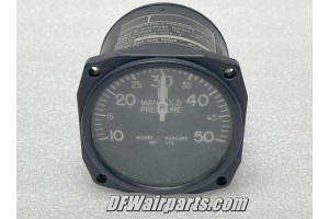 IU028-002, IU028-002-3, Twin Piper Aircraft Manifold Pressure Indicator