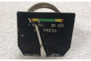 826566, 444698, Piper Aircraft Oil Pressure Cluster Gauge Indicator