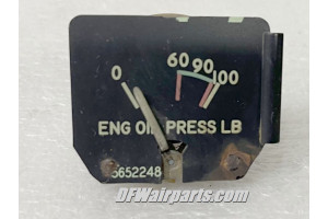 5652248,, Piper Aircraft Engine Oil Pressure Cluster Gauge Indicator