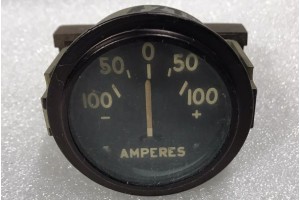 23857-000, 23857-00, PA-23 Piper Aztec 100A Ammeter / Amps Indicator