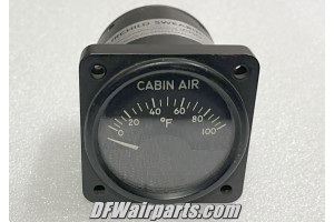 27-82135-3, 33204, Swearingen Aircraft Cabin Air Temperature Indicator