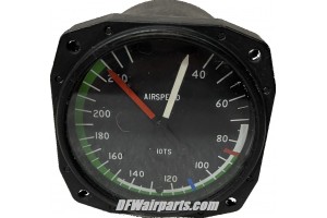 AW2829AE05, 50099-6-2, Twin Piper Aircraft Airspeed Indicator