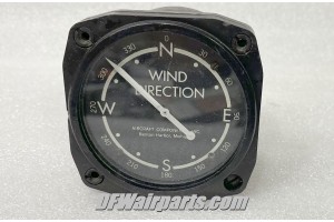 Vintage U.S.A.F Vietnam Era Warbird Aircraft Wind Direction Indicator