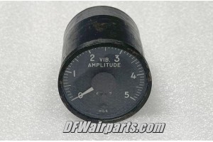 1-040-0006, 14-013057, Vintage Boeing 727 Vibration Amplitude Monitor Indicator