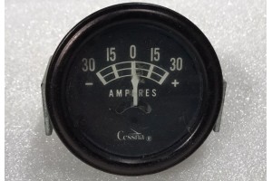 S1319-1, AP0045, Vintage Cessna Aircraft 30A Ammeter / Amps Indicator