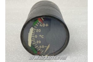 147B30A, MS28008-1, Vintage Warbird Aircraft Lockheed P-3 Orion Temperature Indicator