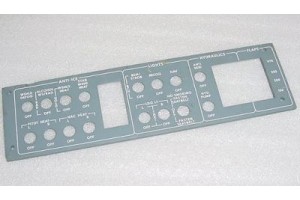 7608015-1, 11098, Learjet Anti-Ice / Lights EL Lightplate Panel