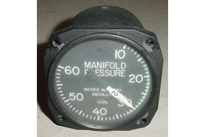 C662006-0202,, Cessna 401 / 402 / 414 / 421 Manifold Pressure Indicator