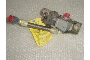 206-062-504-001, AV23B1117B, Bell 206 Helicopter Oil Shutoff Valve w/ Serv tag