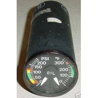 162CPT620,, Turbine Engine aircraft Oil Pressure/ Oil Temperature Indicator