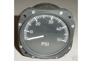 Cessna 0-50 PSI Pressure Indicator, 825-01