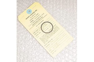 RR118BX, RR-118-BX, Bell Helicopter Retaining Ring w/ Serv tag
