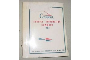 1963 Cessna Service Information Summary Manual