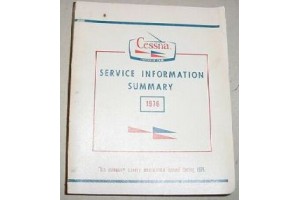 1976 Cessna Aircraft Service Information Summary Manual