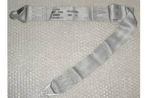 1101440-07,, New Aircraft Seat Belt Shoulder Harness / Silver Gray